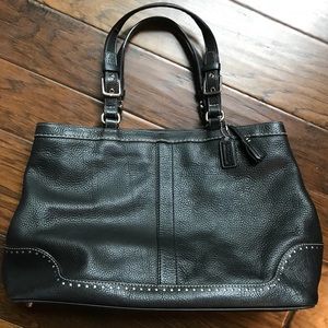Black Coach Tote